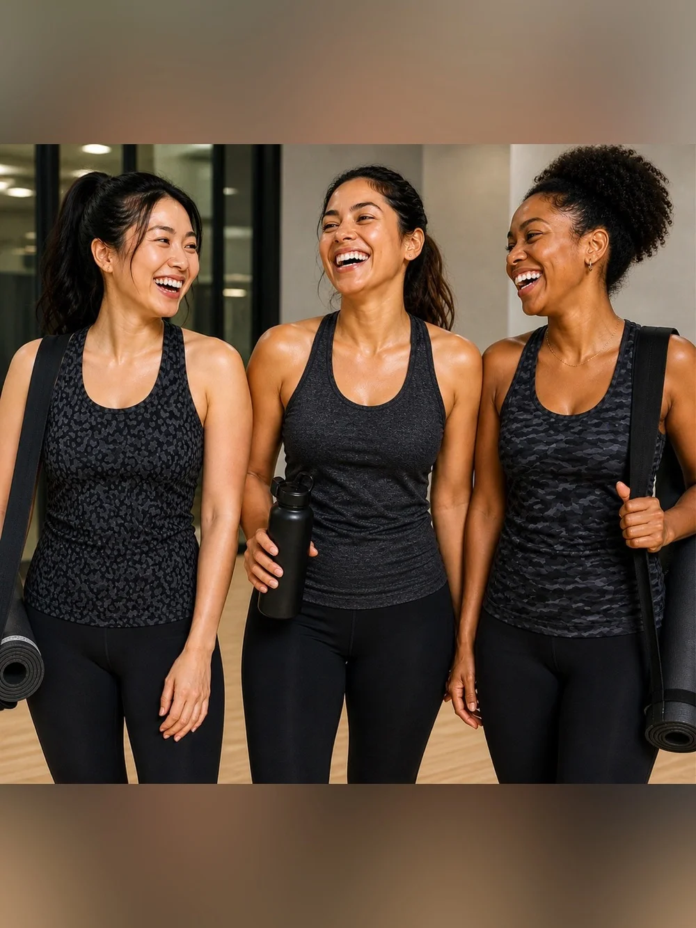 Lululemon Tank Top Bundle Black Racerback Athletic Lot of 3 Fits Women’s Lg. 12 - Picture 1 of 16
